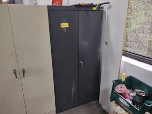 lot 238 image: Two Door Cabinet with Contents...