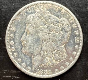 1884 Morgan Silver Dollar