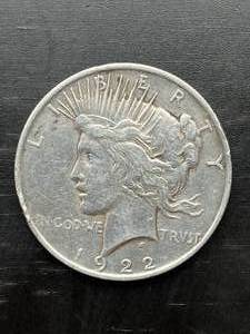 1922 Peace Dollar