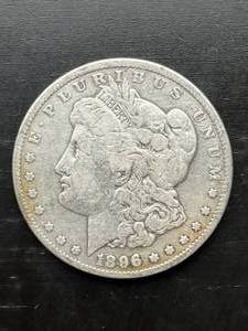 lot 6 image: 1896 Morgan Silver Dollar