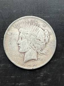 lot 23 image: 1922 Peace Dollar