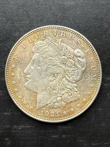 lot 28 image: 1921 Morgan Silver Dollar