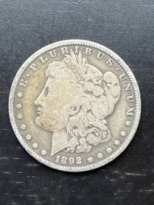 lot 33 image: 1892-O Morgan Silver Dollar