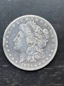 lot 38 image: 1883-S Morgan Silver Dollar