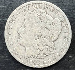 lot 34 image: 1889 Morgan Silver Dollar