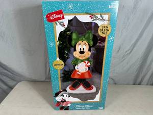 lot 12 image: New Disney Minnie Mouse Christmas Light Up Display