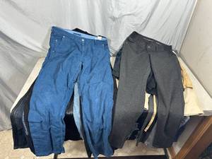 lot 22 image: 18 Pairs of Womens Bottoms, Jeans, Shorts, Skirts, Athleta, DKNY, Arizona, Etc. Sizes 8-12, Medium