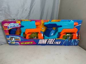 lot 48 image: New Nerf Super Soaker Squirt Gun 2 Pack