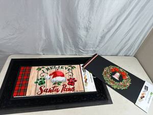 lot 64 image: New Switch Mat Welcome Mat with Switchable Inserts