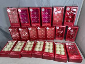 20 New Boxes of Glass Christmas Ornament Balls - $200 retail