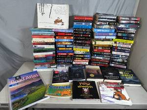 lot 84 image: Large Lot of Books, Grisham, Sandford, Cornwell, and More