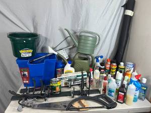 lot 85 image: Shop Supplies, Hardware, Tool Racks, Shop Chemicals, and More