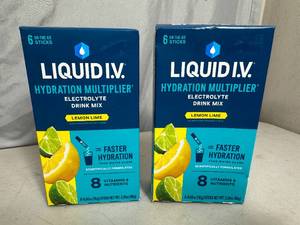 lot 110 image: 2 New Boxes of Liquid IV Drink Mix