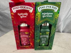 lot 152 image: 2 New Bottles of Poo-Pourri Before You Go Bathroom Spray - Limited Edition Scents