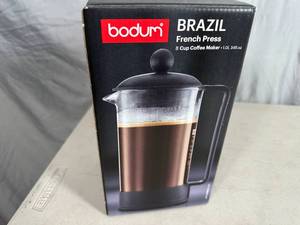 lot 291 image: New Bodum Brazil 8 Cup French Press Coffee Maker