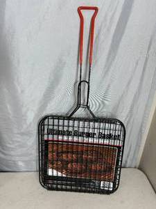 lot 297 image: New Mr. Bar-B-Q Ultimate Burger Grilling Basket