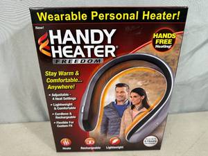 lot 346 image: New Wearable Handy Heater Freedom Personal Heater