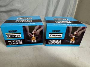 lot 361 image: 2 New Hersheys Smores Portable Campfire