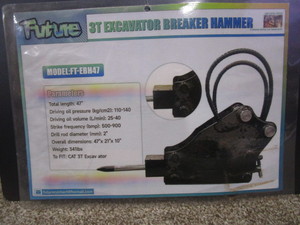 lot 84 image: 3ton Excavator Concrete Breaker