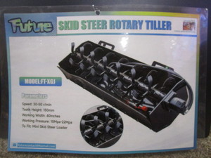lot 45 image: Future Mini Skid Steer 42 Rotary Tiller