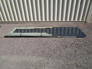 lot 30 image: 100pcs 3x12 Corrugated Steel Charcoal Color