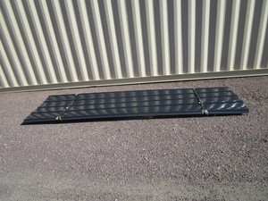 lot 29 image: 50pcs 3x12 Corrugated Steel Charcoal Color