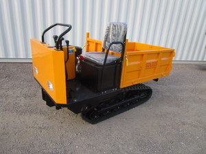 lot 60 image: SDLANCH Ride on Tracked Hydraulic Dump Cart