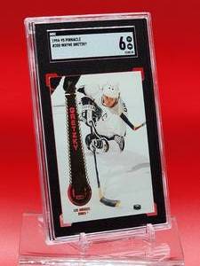 lot 162 image: 1994-95 Pinnacle Hockey Wayne Gretzky Card #200 Excellent-Near Mint SGC 6