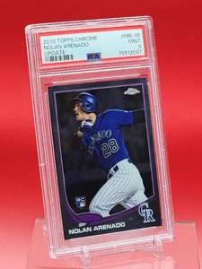 lot 173 image: 2013 Topps Chrome Update Baseball Nolan Arenado Rookie Card #MB-39 Mint PSA 9