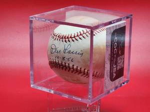 lot 11 image: Los Angeles Dodgers HOF Great Don Larson Autographed Baseball with COA