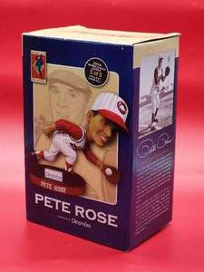 lot 36 image: Cincinnati Reds Most MLB Career Runs Record Holder Pete Rose Bobble Head