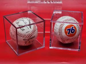 lot 157 image: 1987 & 1991 World Series Minnesota Twins Championship Team Facsimile Autographed Baseballs