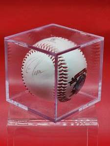 lot 142 image: Autographed Baseball by Minnesota Twins Great Ron Coomer & 