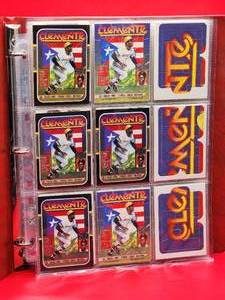 lot 83 image: Complete 1987 Donruss Baseball Roberto Clemente Card Puzzle with (4) Standard Cards & (2) Mini Puzzles