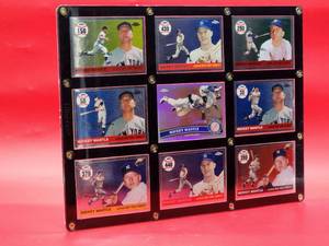 lot 115 image: (9) Assorted Mickey Mantle Commemorative Baseball Cards