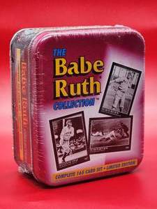 lot 139 image: Un-Opened 1992 Limited Edition (165) Card Set of Yankees HOF Great Babe Ruth