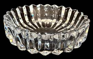 lot 27H image: Orrefors Fleur Pattern Crystal Bowl