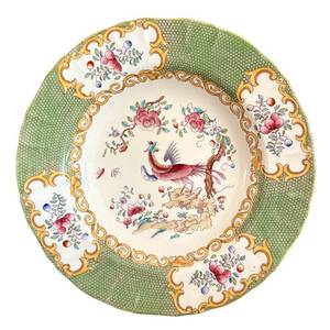 lot 82H image: ML - Vintage Minton English Porcelain Plate with Bird and Floral Design