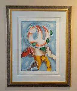 lot 46L image: ML - Alexandra Nechita Peace Collector Limited Edition Framed Lithograph