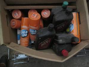 lot 94 image: Variety of motor oil, transmission ...