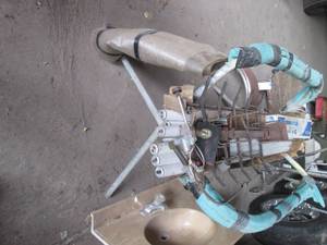 lot 99 image: lights and a grill grate for camping