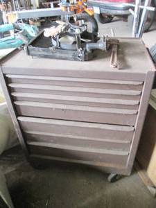 lot 101 image: Metal 7-drawer rolling tool cabinet...