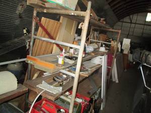 lot 4 image: Assembled scaffolding as shown (con...