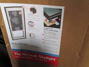 lot 24 image: Velux Fixed skylight with prefinish...