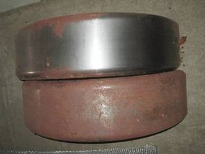 lot 134 image: Metal trailer fender...