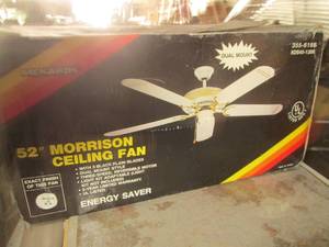 lot 157 image: 52in Morrison ceiling fan...