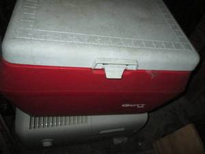 lot 162 image: Vintage Gott50 insulated cooler...