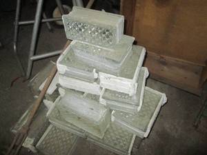 lot 175 image: Large lot of glass block tiles...