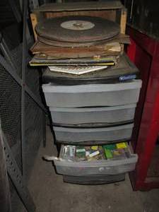 lot 197 image: Drawer full of large drill bits, pl...