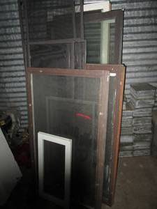 lot 202 image: Assortment of dual and single pane ...